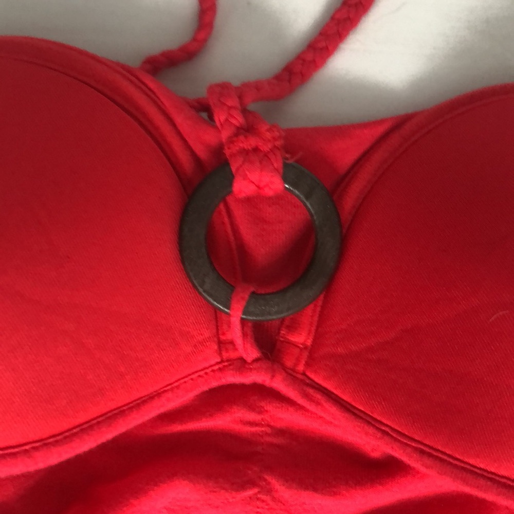 Red halter top - Picture 4 of 6